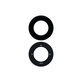 Szklo obiektywu tylnej kamery (Wide) do Samsung S25 Edge, GH64-09798A, Genuine Service Pack