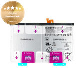 Bateria do Samsung Tab S10 FE+ X620, X626, EB-BX828ABE, 10090mAh, GH82-37171A, Genuine Service Pack