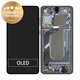 Wyświetlacz LCD + ekran dotykowy + ramka do Samsung S25 Edge, Titanium Jetblack, GH82-37224C, Genuine Service Pack