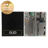 Wyświetlacz LCD + ekran dotykowy + ramka do Samsung Z Fold 7 F966B, Silver Shadow, GH82-37548A, Genuine Service Pack