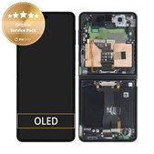 Wyświetlacz LCD + ekran dotykowy + ramka do Samsung Z Flip 7 F766B, Jetblack, GH82-37581C, Genuine Service Pack