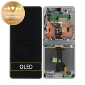 Wyświetlacz LCD + ekran dotykowy + ramka do Samsung Z Flip 7 F766B, Mint, GH82-37581E, Genuine Service Pack