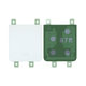 Tylna pokrywa baterii do Samsung Z Flip 7 FE F761B, GH82-37608B, White, Genuine Service Pack