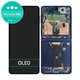 Wyświetlacz OLED dla Samsung Z Flip 7 F766B, Blue Shadow, Ekran dotykowy z ramką
