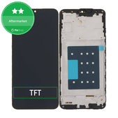 Wyświetlacz LCD + ekran dotykowy + ramka do Samsung A17 A176B, Czarny, TFT