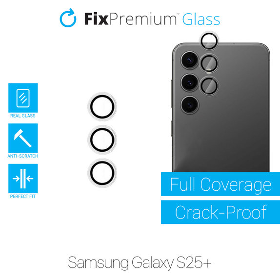 Ochraniacz soczewki tylnego aparatu bez ramki do Samsung S25+