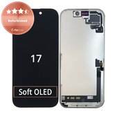 Wyświetlacz dla iPhone 17, Ekran dotykowy z ramką, Refurbished