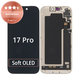 Wyświetlacz dla iPhone 17 Pro, Ekran dotykowy z ramką, Refurbished
