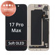 Wyświetlacz dla iPhone 17 Pro Max, Ekran dotykowy z ramką, Refurbished