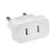 Adapter Wtyczki 220V z US na EU, Biały