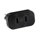 Adapter Wtyczki 220V z US na EU, Czarny