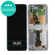 Wyświetlacz do Samsung Z Flip 6 F741B, Ekran dotykowy z ramką, GH82-35014C, Light Blue, Genuine Service Pack