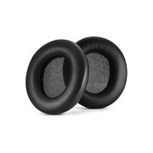 Zapasowe nauszniki do SteelSeries Arctis Nova 1, 3, 5, 7, 9, Pro Wired, pianka memory i skóra PU, Czarny, 1 para