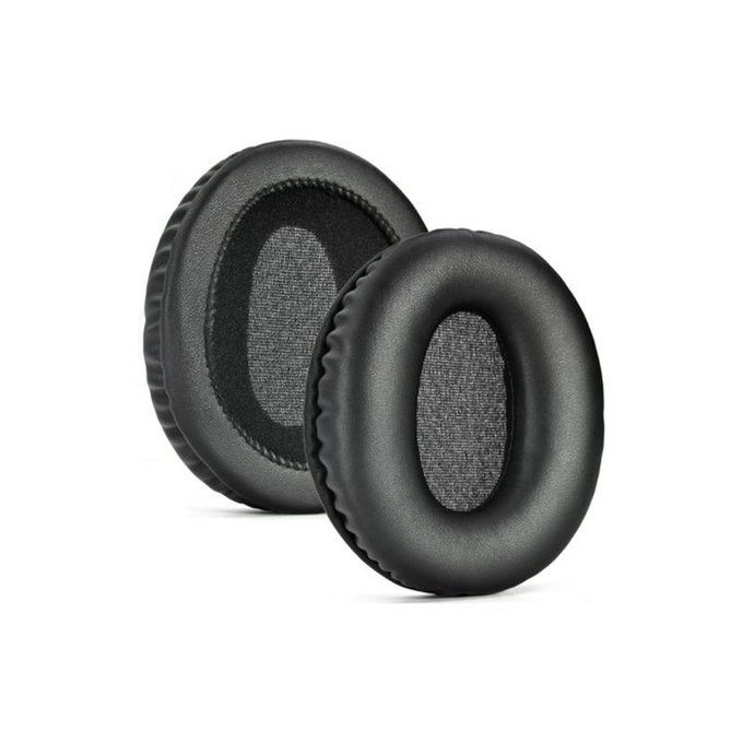 Zapasowe nauszniki do Audio-Technica ANC500BT, pianka memory i skóra PU, Czarny, 1 para