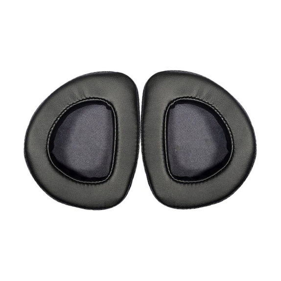 Zapasowe nauszniki do Asus Rog Delta, Delta S, pianka memory i skóra PU, Czarny, 1 para
