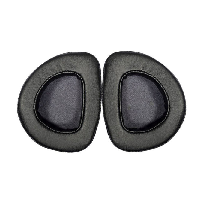 Zapasowe nauszniki do Asus Rog Delta, Delta S, pianka memory i skóra PU, Czarny, 1 para