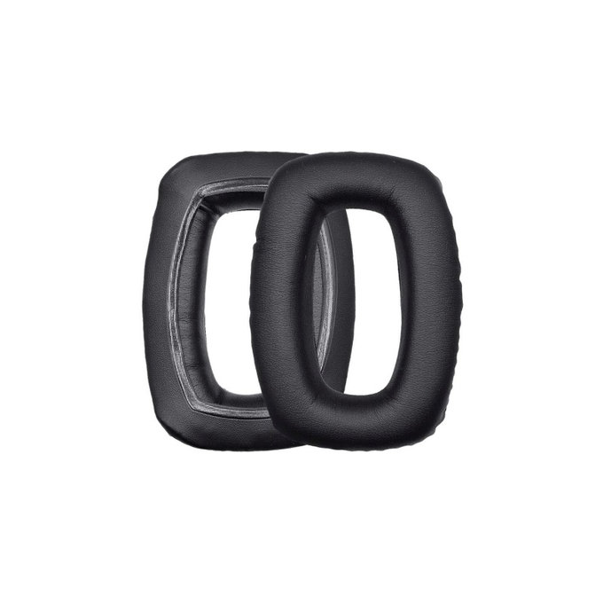 Zapasowe nauszniki do Beyerdynamic DT 100, DT 150, DT 190, pianka memory i skóra PU, Czarny, 1 para