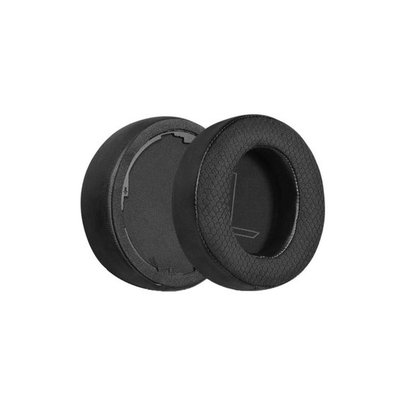 Zapasowe nauszniki do Dell Alienware AW510H a AW310H, pianka memory i skóra PU + tekstylia, Czarny, 1 para