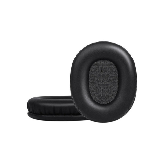 Zapasowe nauszniki do Shure SRH840, pianka memory i skóra PU, Czarny, 1 para