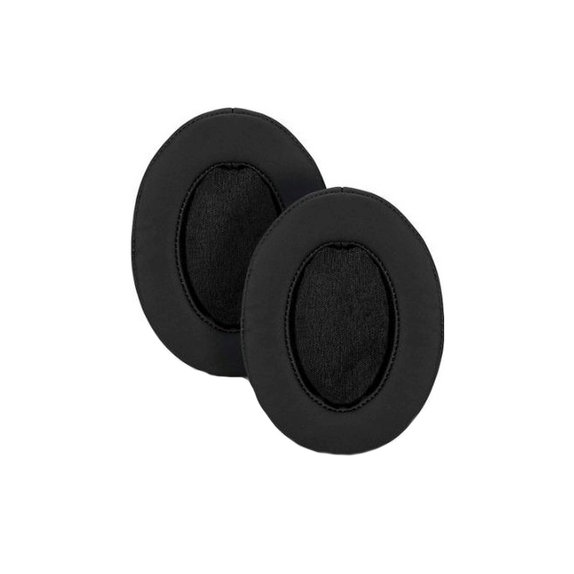Zapasowe nauszniki do Shure SRH440, pianka memory i skóra PU, Czarny, 1 para