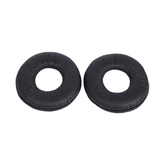 Zapasowe nauszniki do Sony MDR-ZX110, pianka memory i skóra PU, Czarny, 1 para