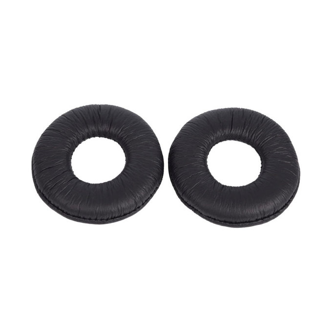 Zapasowe nauszniki do Sony MDR-ZX110, pianka memory i skóra PU, Czarny, 1 para
