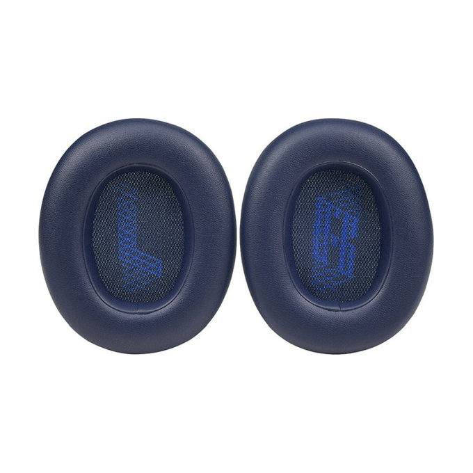 Zapasowe nauszniki do JBL Live 650BTNC, E65, pianka memory i skóra PU, Navy, 1 para