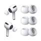 Zapasowe silikonowe końcówki do Apple AirPods 3 Pro, zestaw 3 szt. (L, M, S), Białe