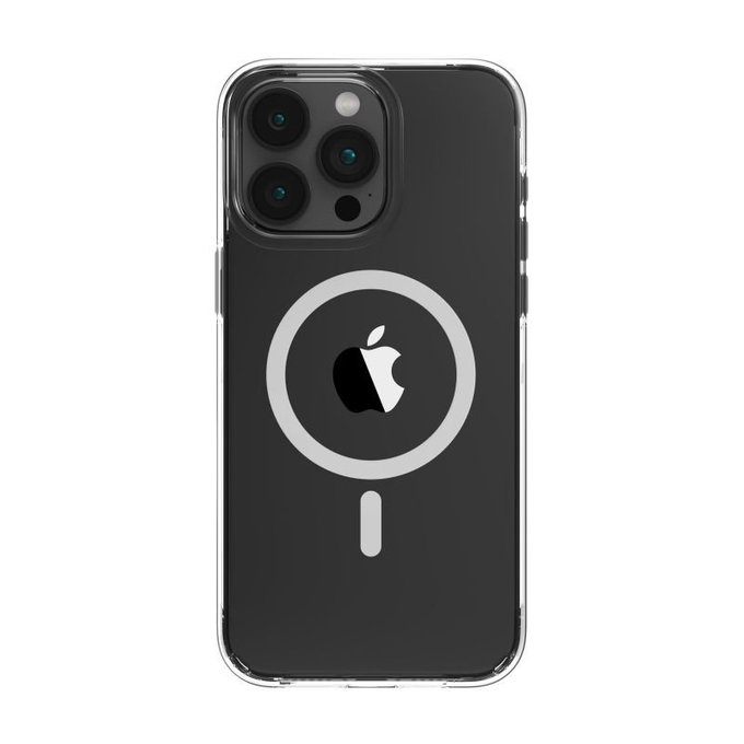 Etui Elemental z MagSafe do iPhone 15, przezroczyste, Devia