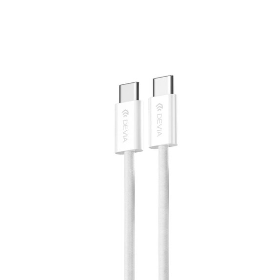 Kabel USB-C / USB-C Smart, PD 60W, 1m, biały, Devia