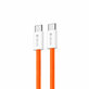 Kabel USB-C / USB-C Smart, PD 60W, 1m, pomarańczowy, Devia
