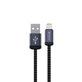 Kabel Lightning / USB Gracious, 2,4A, 1m, czarny, Devia