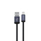 Kabel Lightning / USB Gracious, 2,4A, 2m, czarny, Devia