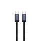Kabel USB-C / USB-C Gracious, PD 60W, 2m, czarny, Devia