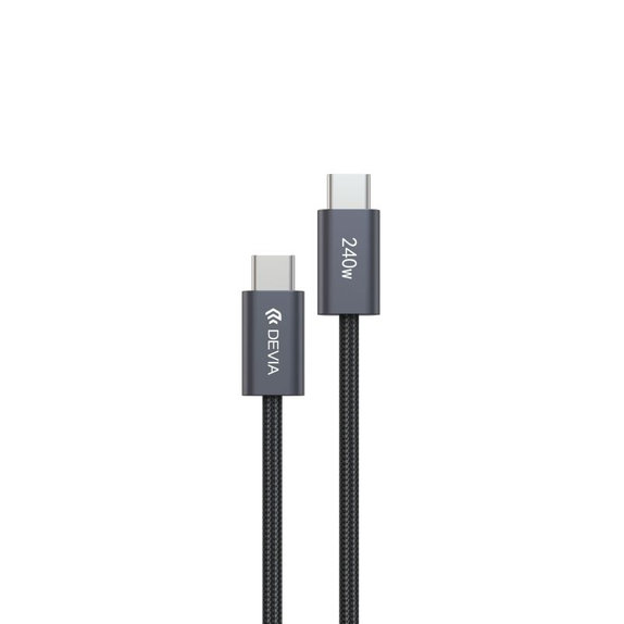 Kabel USB-C / USB-C Extreme Speed, PD 240W, 2m, czarny, Devia