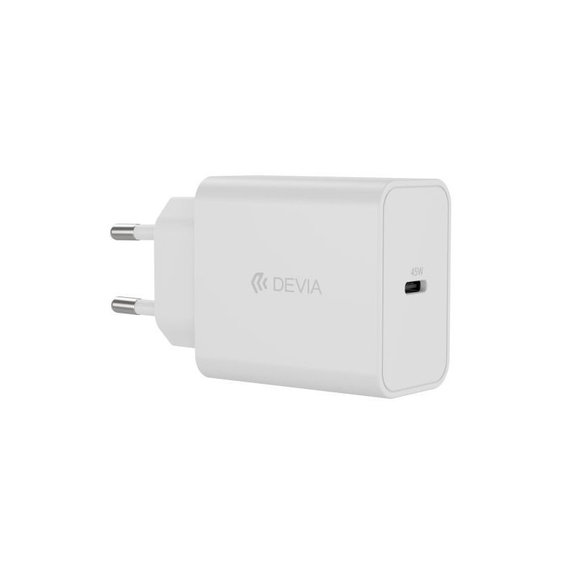 Ładowarka Rocket USB-C, PD 45W, biała, Devia