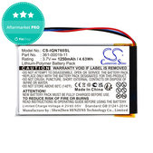 Bateria do Garmin Nüvi 700, 710, 760, 765, Nuvi 3590, 1250mAh, Li-Pol, 3.7V, 361-00019-11, HQ