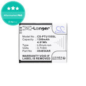 Bateria do Panasonic Kx-Tu150, Kx-Tu150exr, 1300mAh, Li-Ion, 3.7V, 454854AR, HQ