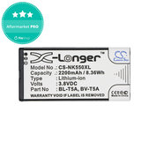 Bateria do Nokia Lumia 730, 2200mAh, Li-Ion, 3.8V, BL-T5A, HQ
