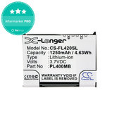 Bateria do Fujitsu Siemens Loox N560, N520, N500, 420, 410, 1250mAh, Li-Ion, 3.7V, PL400MB, HQ