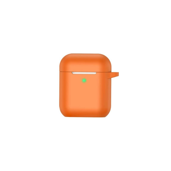 Etui silikonowe do AirPods 1 i 2, Pomarańczowy, Orange