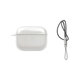 Etui silikonowe do AirPods Pro, Przezroczysty, Transparent