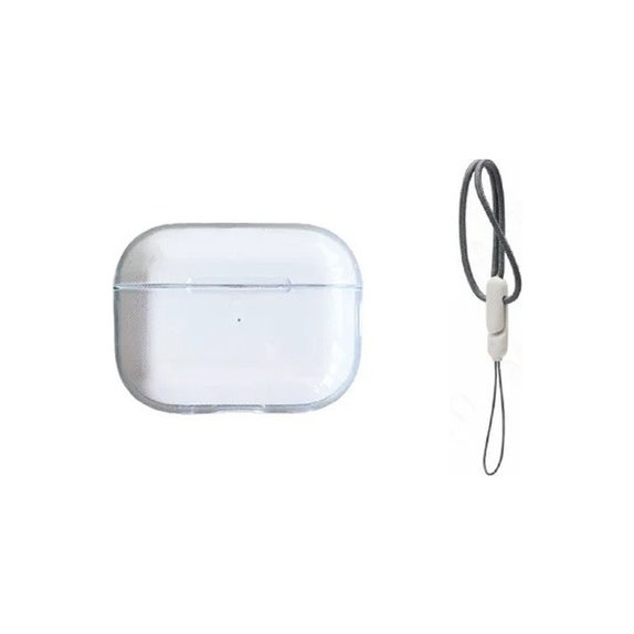 Etui silikonowe do AirPods Pro 2, Przezroczysty, Transparent