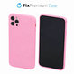 Etui gumowe do iPhone 11 Pro Max, Różowy, Pink, FixPremium