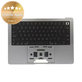 Górna rama klawiatury do MacBook Pro 14", A2442 (2021), A2779 (2023), z klawiaturą US i baterią, Space Gray, 661-32210, Genuine Apple