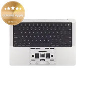 Górna rama klawiatury do MacBook Pro 14", A2918 (Late 2023, z klawiaturą US i baterią, Silver, 661-35709, Genuine Apple