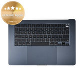 Górna rama klawiatury do MacBook Air 15", A3114 (2024), z klawiaturą US i baterią, Midnight, 661-40269, Genuine Apple
