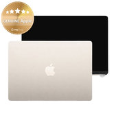 Wyświetlacz LCD do MacBook Air 13", A3113 (2024), z przednim szkłem i pokrywą, Starlight, 661-40280, Genuine Apple