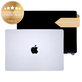 Wyświetlacz LCD do MacBook Pro 14", A3112, A3185 (2024), z przednim szkłem i pokrywą, Nano-Texture, Silver, 661-41793, Genuine Apple