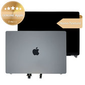 Wyświetlacz LCD do MacBook Pro 16" A3403 (2024), z przednim szkłem i pokrywą, Nano-Texture, Silver, 661-42324, Genuine Apple